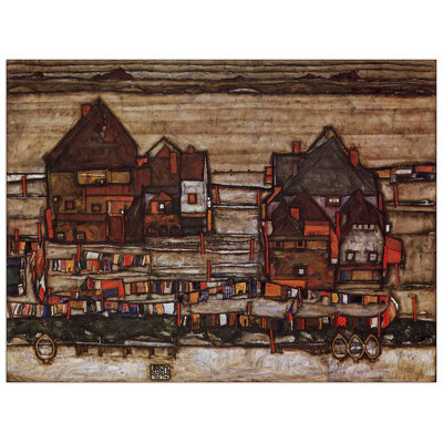 Egon Schiele - No Frame Painting on Wood