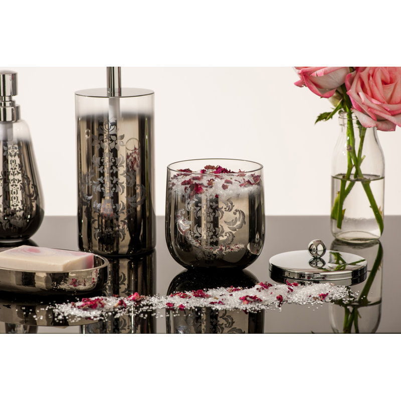 Cordes Bathroom Storage Container, Silver