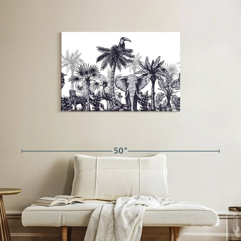 Brampt Jungle Euphoria, 24" H x 36" W