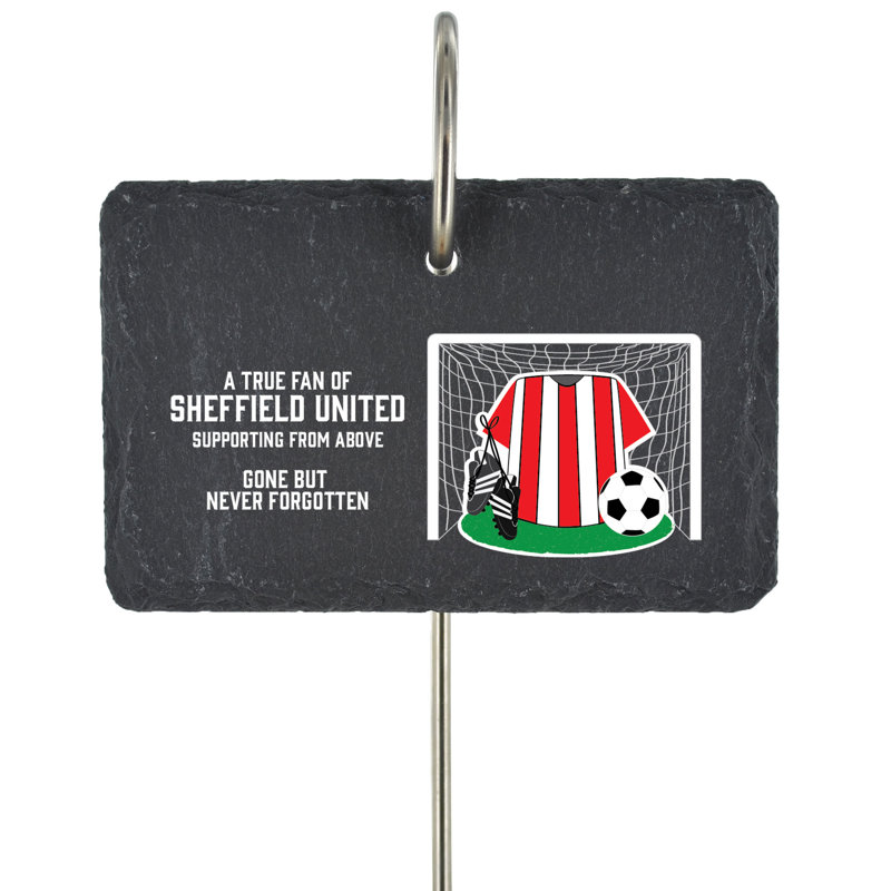 Bilawal Sheffield United Fan Football Slate Grave Marker Memorial Plaque