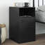 Raahima 34.5cm W Steel Bedside Table-890682529