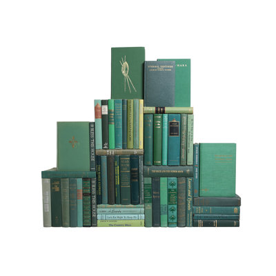 Midcentury Decorative Books - Vintage Book Wall