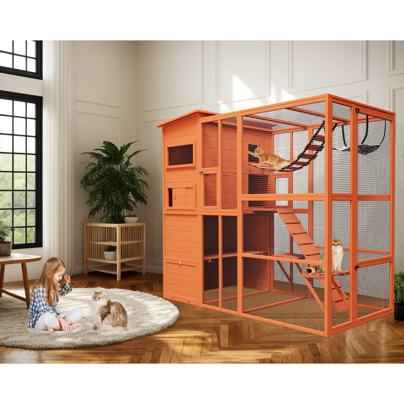 Large Catio Catio Outdoor Cat Enclosure Large Walk In Cat Kennel