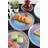 Elegant Dessert Plate Set (6 Pieces), 8.3 inches | 100% Glass, Transparent Color | Ideal for Serving Cakes, Pastries & Desserts | Perfect for Parties, Gatherings & Everyday Use, Stylish & Functional Design