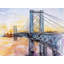 Napperon abstrait Brooklyn Bridge - Polyester