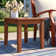Hursey Square Rubberwood Outdoor Side Table