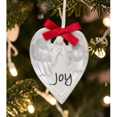 Angel Ornament With Joy