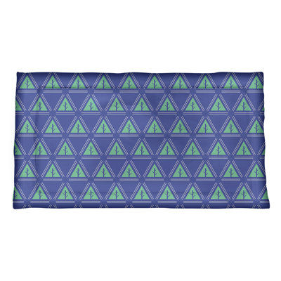 Theo Nath Polyester Geometric Sham Set