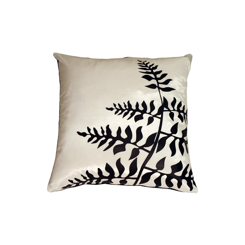 Coussin de lit Marion, Blanc / Noir