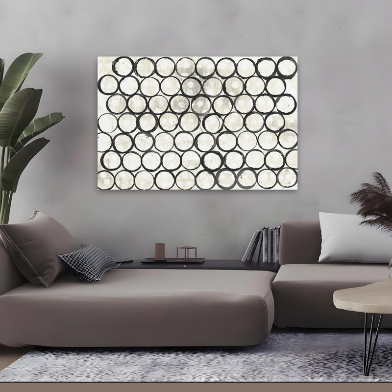 Contemporary Eclipse I Neutral, H 48 po x l 32 po