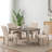 Duchamps 5 - Piece Farmhouse Dining Set with Sawn-Wood Rustic Texture