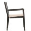 Chaise de salle à manger, multi brun, empilable, résistante aux intempéries, avec coussin, H 34,99 po, aucun assemblage requis, l 25,07 po, nécessaire