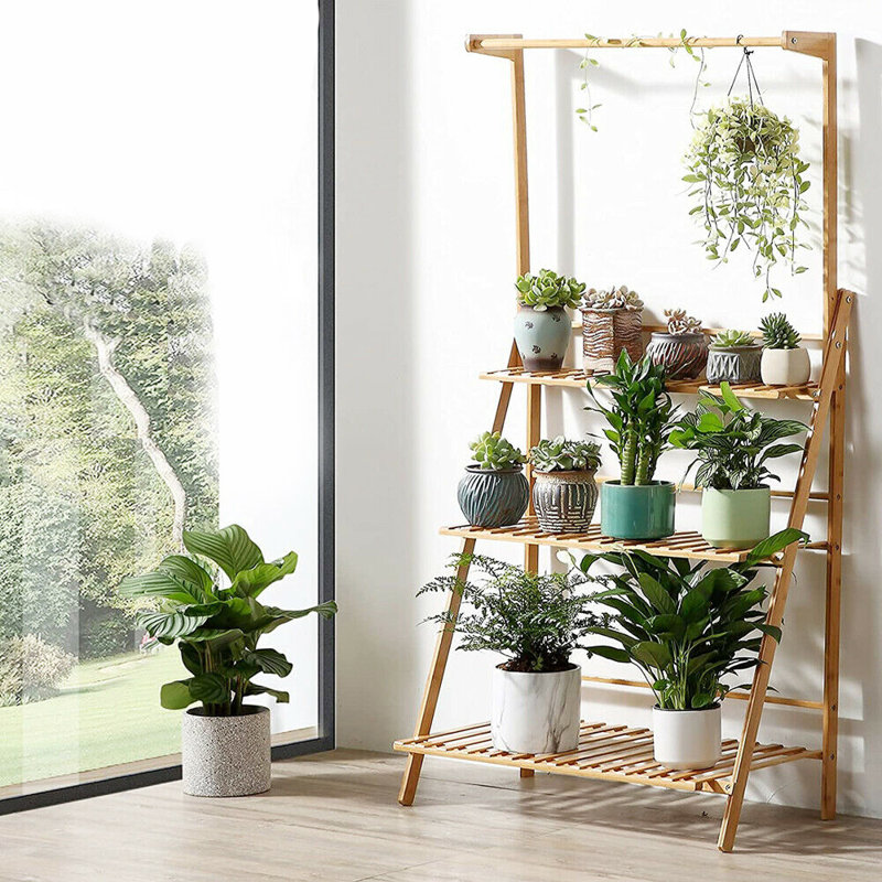 Support pour plante en bambou Crisante