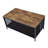 Winam Foldable, Rectangular Coffee Table , Antique Oak & Black Finish