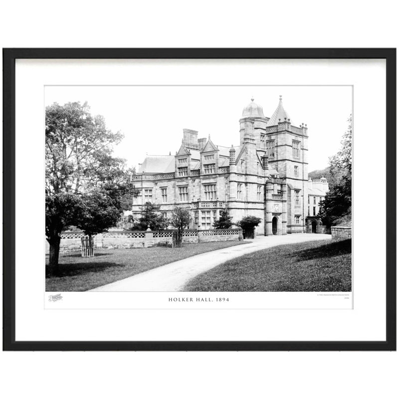 Holker Hall, 1894 by Francis Frith - Single Picture Frame Print, 28cm H x 36cm W x 2.3cm D