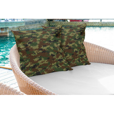 Grunge Outdoor Reversible Pillow Cover