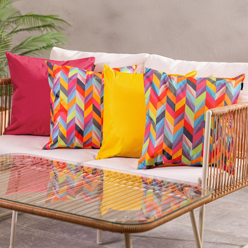 Indoor / Outdoor Multi Square Throw Cushion
