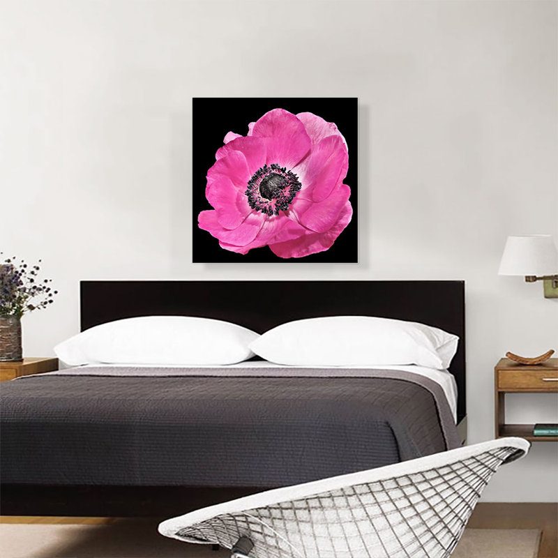 " Anemone Flower Home Decor ", 26" H x 26" W x 1.5" D