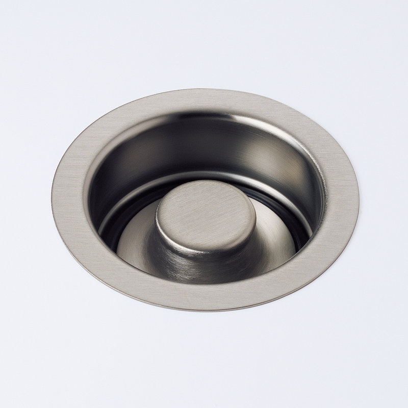 Kitchen Flange Drain Stopper, Brilliance Stainless