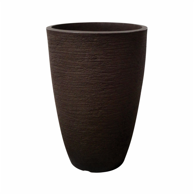 Mccasland Pot Planter, Coffee, 30.3" H x 21.2" W x 21.2" D
