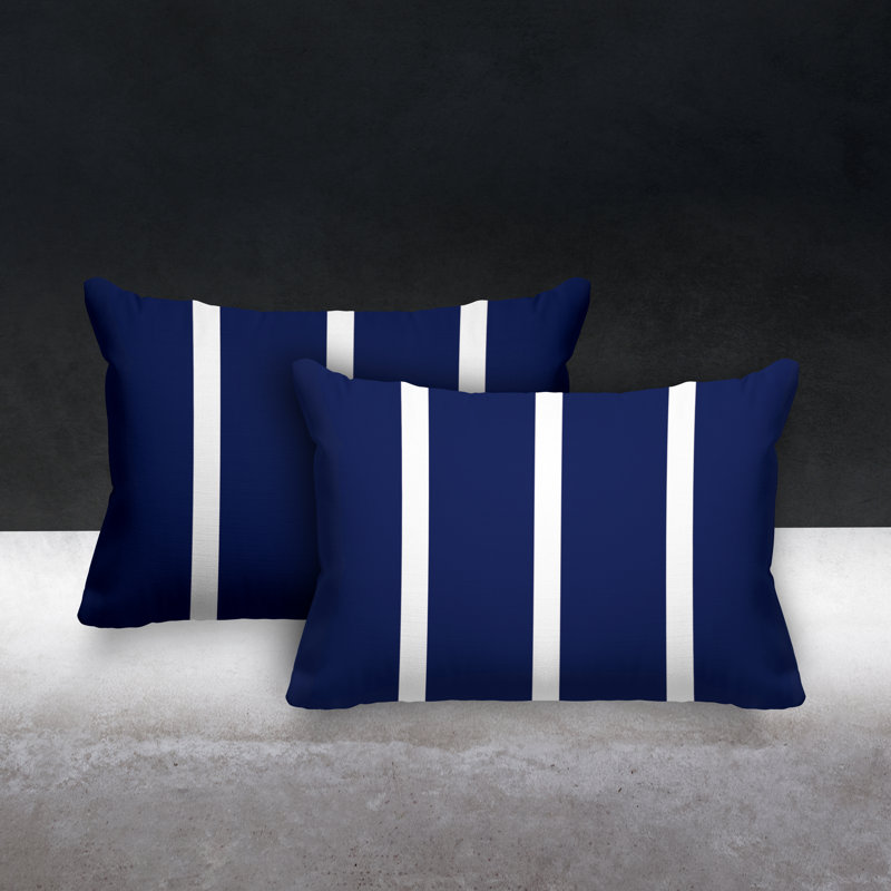 Coussin intérieur / extérieur Tripo, Bleu marine