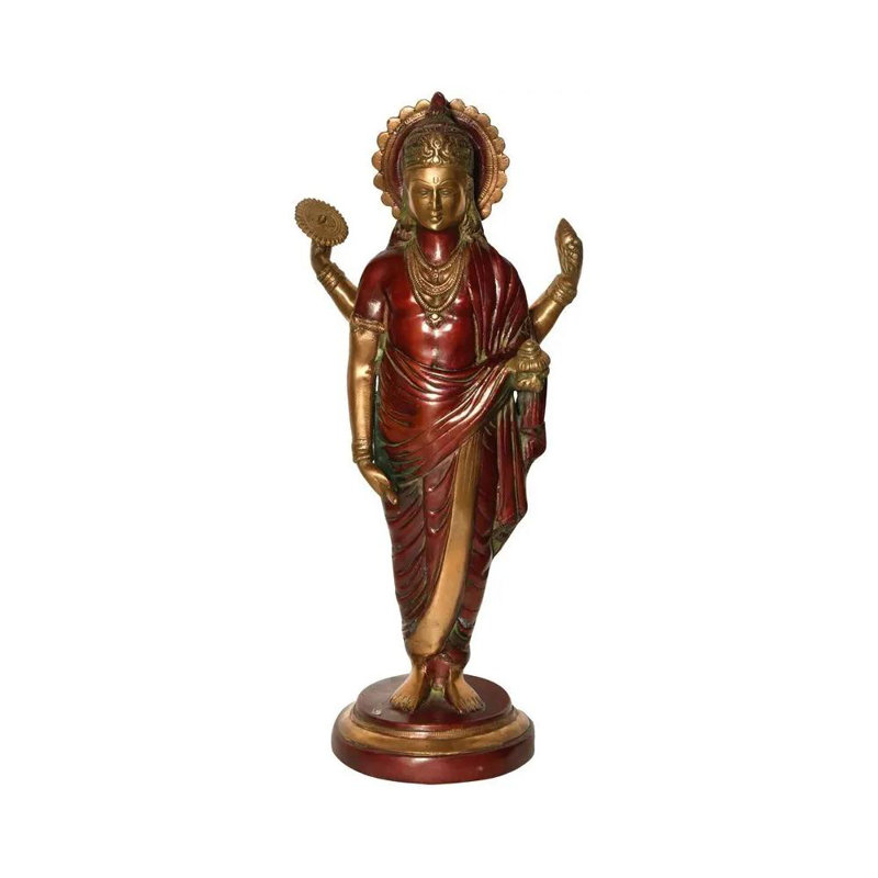 Statue en laiton 18 po Dhanvantari