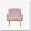Fauteuil d'appoint en velours
