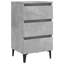 Pythagoras 40cm W Manufactured Wood Bedside Table-1640276463