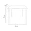 Marsella - Square Table - 70X70 - White Base - Sand Table Top