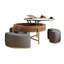 Table basse à plateau relevable avec rangement caché