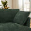 Canapé simple avec coussins décoratifs, assise profonde et large-209916838