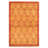 One-of-a-Kind 4' X 6'1" New Age Wool Area Rug in Orange
