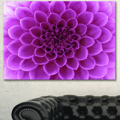 " Light Purple Abstract Flower Petals "