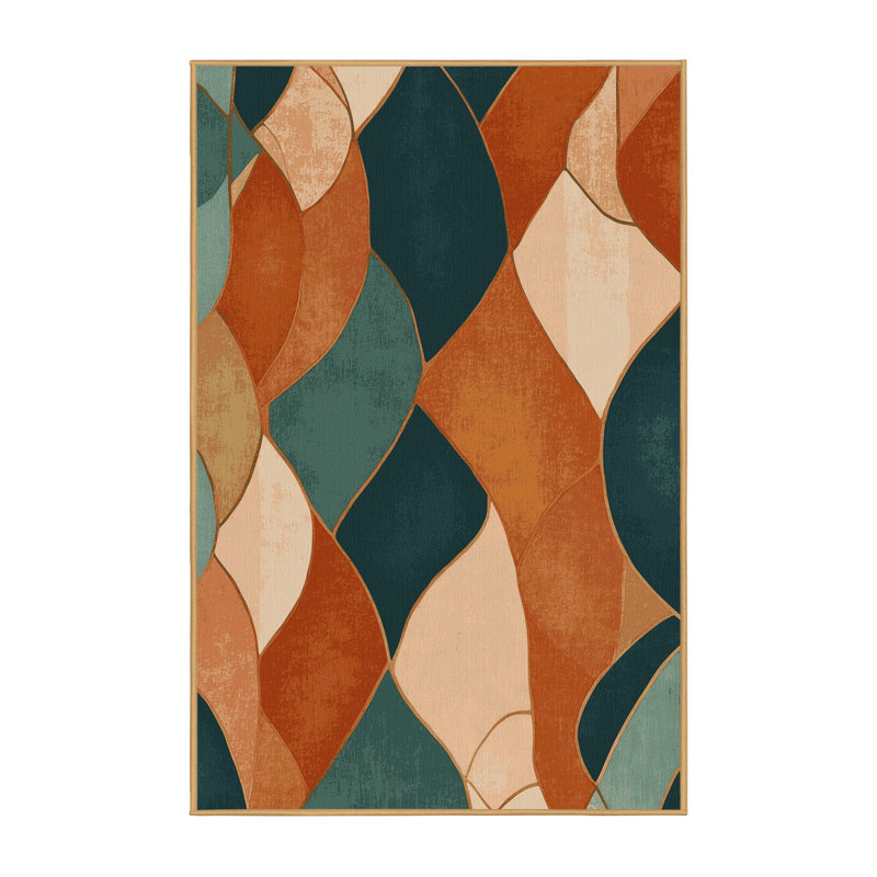 Crimson Canyon Rug, Rectangle 6' x 9'