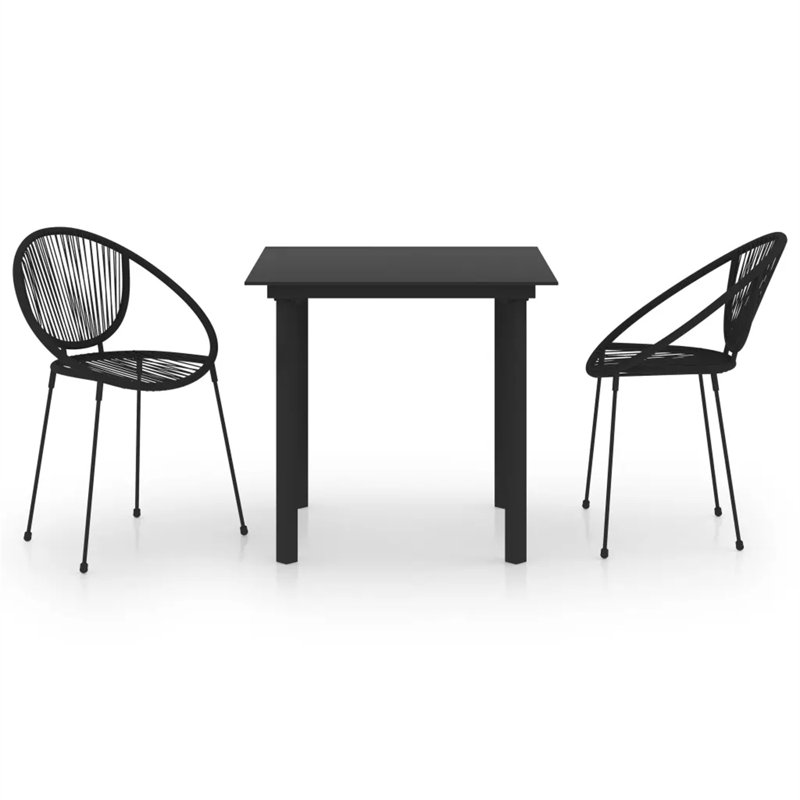 Barcus 2 - Person Patio Dining Set with Square Table