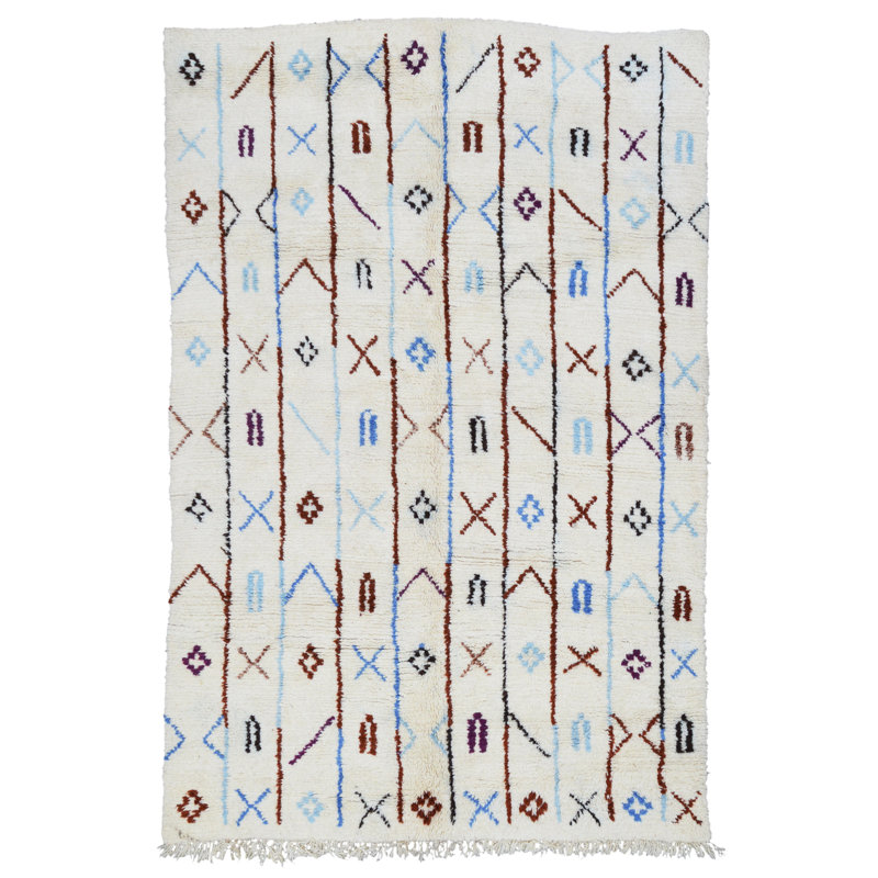 One-of-a-Kind Rectangle 6'8" X 10' Hand Loomed Area Rug