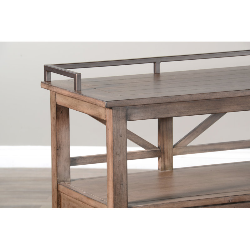 Buffet en bois massif 60 po Katharyn