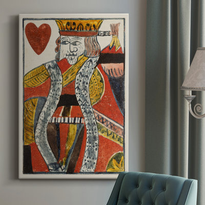 Cartes rétro - peinture sur toile tendue