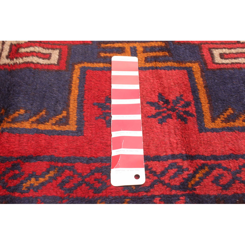 Rizbaft Red Rug 3'5" x 6'2"