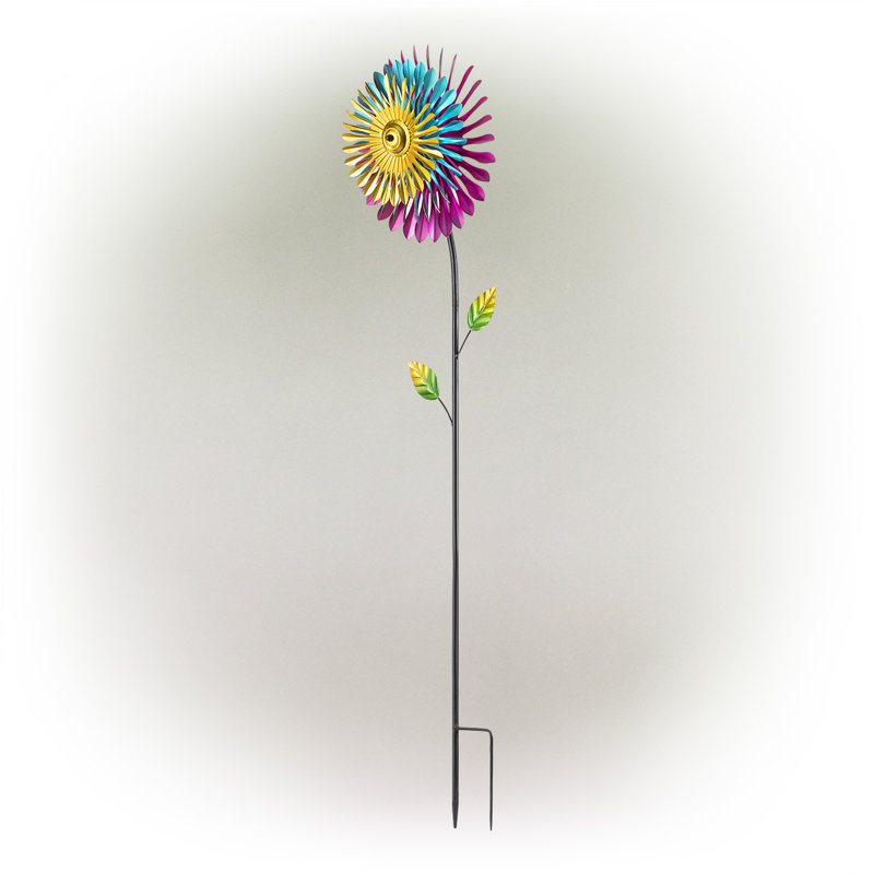 Hoder Weather Resistant Metal Abstract Garden Stake