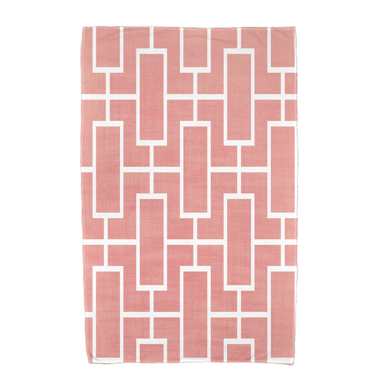 Serviette de plage en microfibre Noxon, Corail