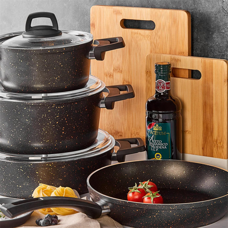 7 - Piece Stoneware Cookware Set
