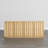 63''W Modern Fluted Sideboard with Adjustable Shelves-126677798