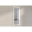 Framed Wall Mounted Overmantle Mirror in White