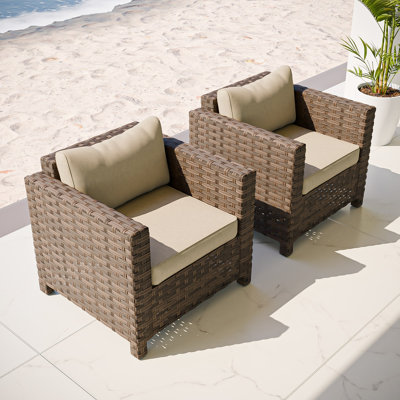 Wicker Patio Outdoor Lounge Chairs
