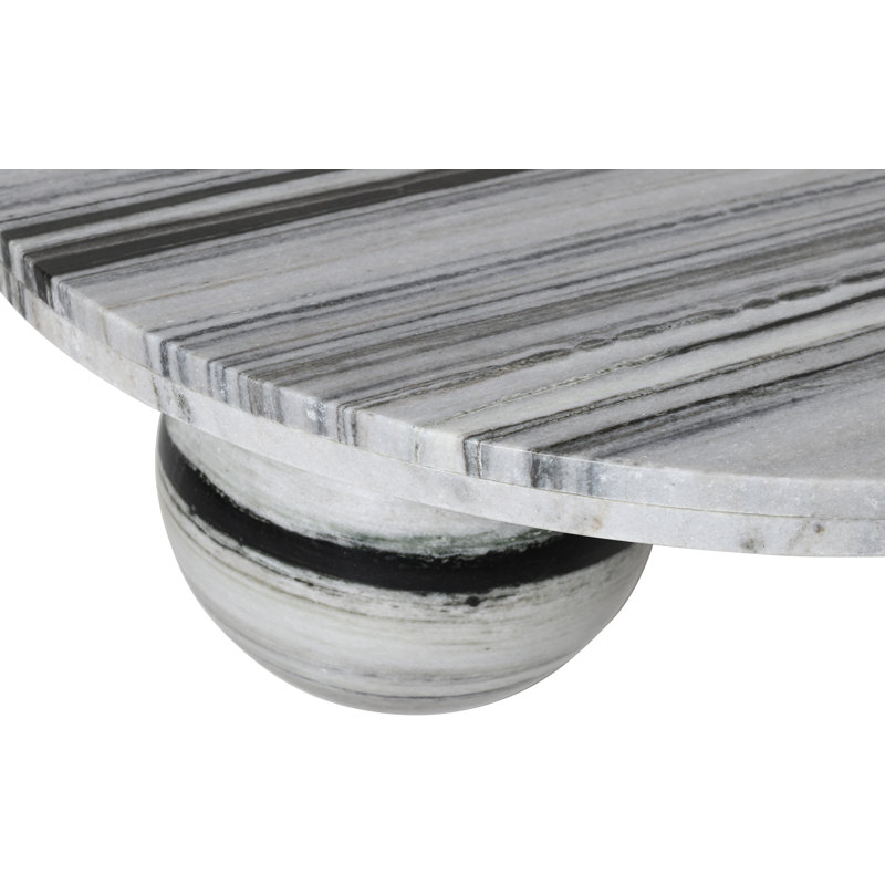 Table basse Hizki, Gris