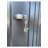Biohort Equipment Locker 90 3' L x 2.7' D x 6' H Water Resistant Metal Storage Shed with Lock Dark Gray