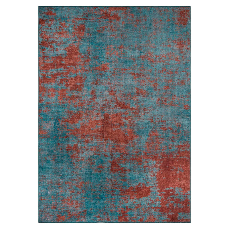 Premium 100% Polyester Area Rug, 6.9 x 10.2 ft | 1850 g/m², 0.2 in Pile Height | Recycled Poly Cotton Underside | Machine Washable at 30°C | Soft, Durable, Eco-Friendly Design for Modern Living Spaces