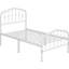Metal Bed with Arched Headboard and Footboard-366383306-366383309
