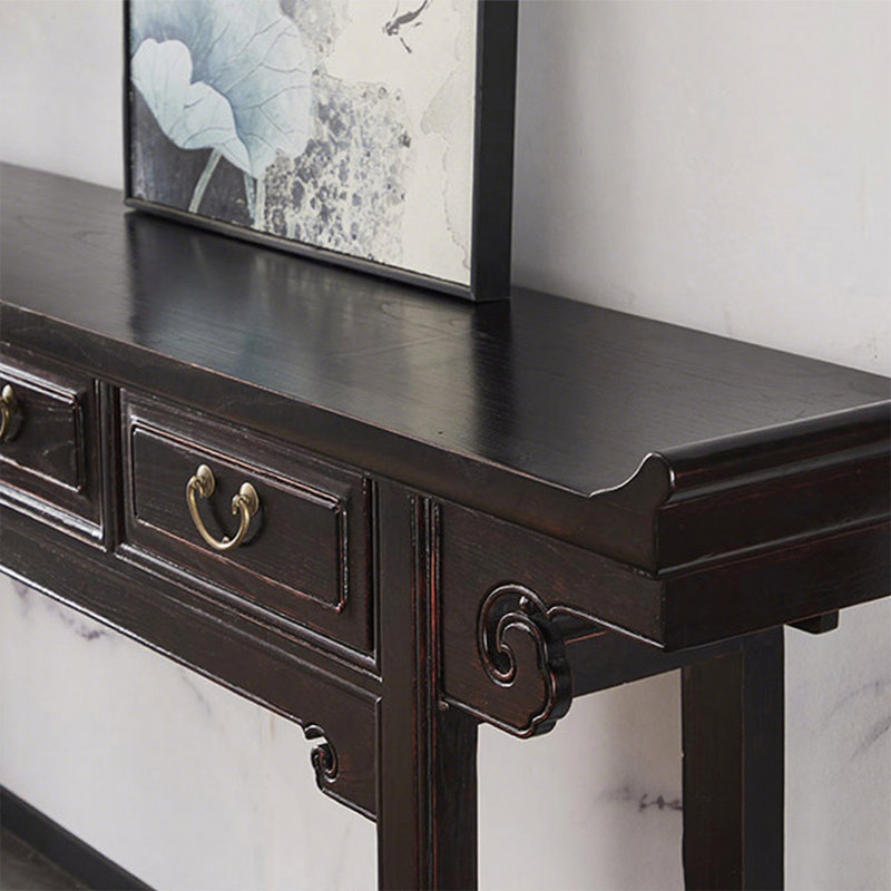 Console Retro Classical Art, H 36,61 po x l 59,06 po x P 14,17 po